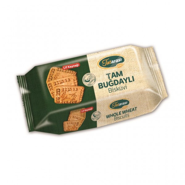TATARASI TAM BUĞDAY BİSKÜVİ 100GR 24*4