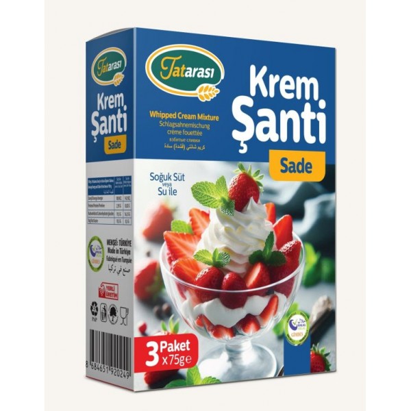 TATARASI SADE KREM ŞANTİ 225 GR 1*28